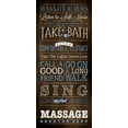 thumbnail image 2 of Marrott, Stephanie 10x18 Black Ornate Wood Framed with Double Matting Museum Art Print Titled - Relax Rules II, 2 of 4