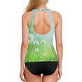 thumbnail image 2 of Women's Swimming Vest Women's Tankini Tops Swimming Vest for Women Soft and Smooth Suitable for Summer Beach Swimming Pool Parties L Beautiful White Dandelions, 2 of 7