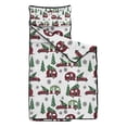 thumbnail image 2 of White Christmas Car and Camper Pattern Toddler Nap Mats for Kids Preschool,50"x20" Sleeping Mat Bag or Kids,Toddler Sleeping Bag,Toddler Nap Mat or Daycare, 2 of 6