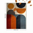 thumbnail image 3 of Qisvanset Abstract Geometric Circles and Arches Canvas Wall Art 15.75x11.81 INCHES, 3 of 8