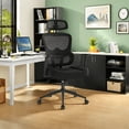 thumbnail image 5 of Ergonomic Big and Tall Office Chair 400LB Capacity, Breathable Mesh Executive Desk Chair with Dynamic Lumbar Support & Reclining, Heavy Duty Swivel Chair, 5 of 14