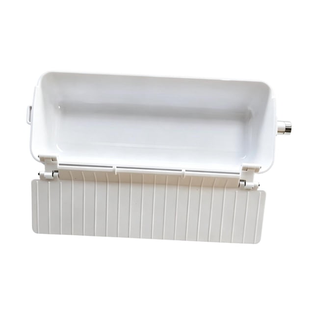 Repuesto para Fabricador de Hielo Bandeja Giratoria Cubitera Cesta Depósito Almacenamiento Recambio PP Resistente Al Frío con Compuerta Compa 25A