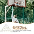 thumbnail image 2 of Milisten 1Set Sturdy Basketball Net Replacement for Courts Iron Material Silver Golden 54X30X1CM, 2 of 8