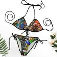 thumbnail image 4 of The Legend of Zelda Characters Women Bikini Set Sexy Two Pieces Halter String Swimsuit Triangle Briefs Tie Side Bottom, 4 of 7