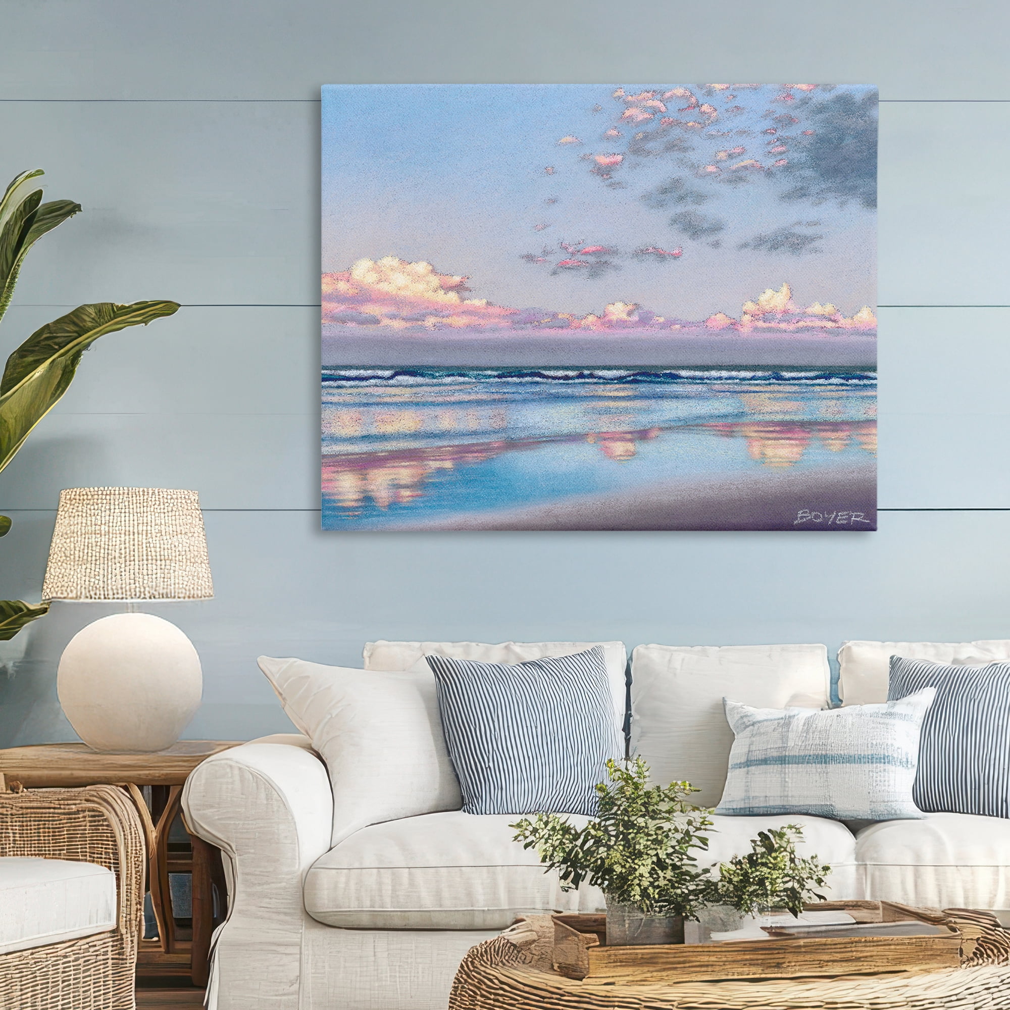 Stupell Industries Nature's Poetry Seascape Canvas Wall Art, design by Susy Boyer