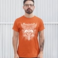 thumbnail image 3 of Tee Hunt Revolution Gothic Skulls T-shirt Angel Wings Skeleton Horror Men's Tee, Orange, 3X-Large, 3 of 5