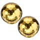 thumbnail image 1 of Uxcell 2-Pack Esculturas de Bolas de Gazing Globes de Jardín Diamante de 8 Pulgadas de Acero Inoxidable Hueco para el Hogar, Exterior Dorado, 1 of 7