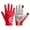Red, variant on CIYISON Full Finger Cycling Gloves, Anti-Shocks Padded Palms, Antislip Padded Gloves