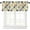 Mid Century-10, variant on Mid Century Modern Kitchen Curtain Valance, Geometry Bohemian Retro Abstract Rod Pocket Window Valance, for Bedroom Living Room Cafe Bathroom W54xL18in 1 Panels