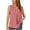 Rose Gold1, variant on Lmnyox Tank Shirts for Women Pleated Front Sleeveless Dressy Tops Summer V Neck Casual Loose Work Shirts