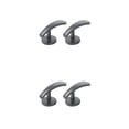 thumbnail image 3 of Monstrate 2 uds gancho de Metal montado práctico ganchos de amarre para cortina colgador de pared soporte de cortina accesorios de decoración Negro 2piezas, 3 of 6