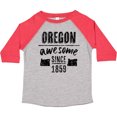 thumbnail image 3 of Inktastic Oregon Awesome Since 1859 Boys or Girls Toddler T-Shirt, 3 of 5