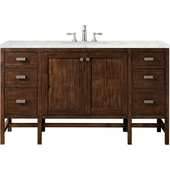James Martin Vanities E444-V60s-3Ejp Addison 60" Free Standing Single Basin Hardwood