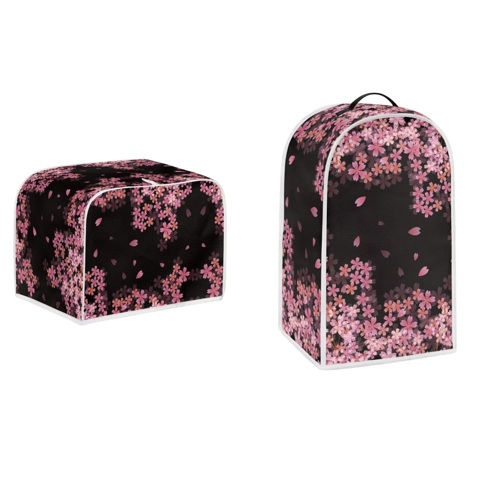 NETILGEN Falling Cherry Blossom Pattern Blender Covers for Kitchen