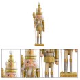 thumbnail image 3 of Miangastore 1pc Nutcracker Figure Statues Puppet Soldier Figure Xmas Toy Decor (Golden), 3 of 8