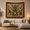 Lantern Doves, variant on Ornate Floral Vase Tapestry Wall Hanging