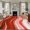Red, variant on 2x3 Ft Entryway Area Rug, Teal Abstract Waves Kitchen Rug Runner Washable Floor Mat, Water Ripple Stripes Modern Non Slip Indoor Door Mat Throw Carpet for Bathroom Living Room Bedroom