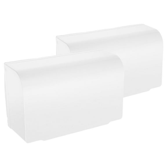White Waterproof Electrical Outlet Box Cover Adhesive Wall Switch Socket Protector for Home Use 2
