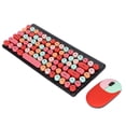 thumbnail image 3 of Mechanical Keyboard, 86 Keys 2.4G Cordless Keyboard with Mouse, Ergonomic Quiet Computer Keyboard Mouse for Desktop Laptop Travel, 3 of 8
