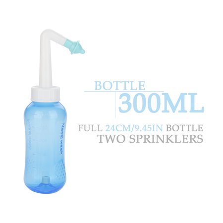Nasal Wash Bottle Nasal Irrigation Nasal Rinser 300ML Adults Children Nasal Washer Nose Wash Bottle Nasal Irrigation Rinser Nose Relife
