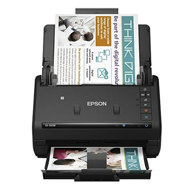 Epson WorkForce ES500W Wireless Color Duplex Document Scanner for PC