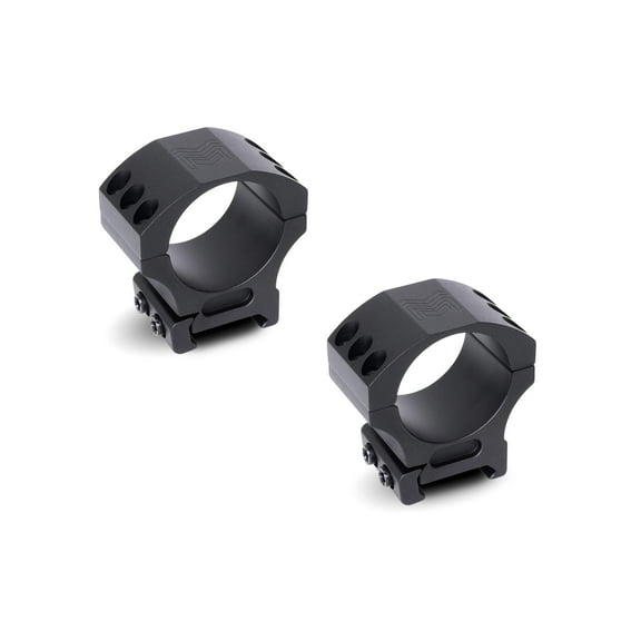 Monstrum 30mm Precision Picatinny V2 Scope Rings 1 in, Black, 1 in