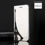 Clearnace! Smart Mirror PU Leather Flip Type Protective Case Suitable for iPhone