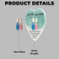 thumbnail image 2 of Sea Glass Memorial Ornament – Loss of Parent Remembrance Ornament, Christmas in Heaven Tribute for Dad & Mom, Healing Gift for Grieving Parents 2025, 2 of 5