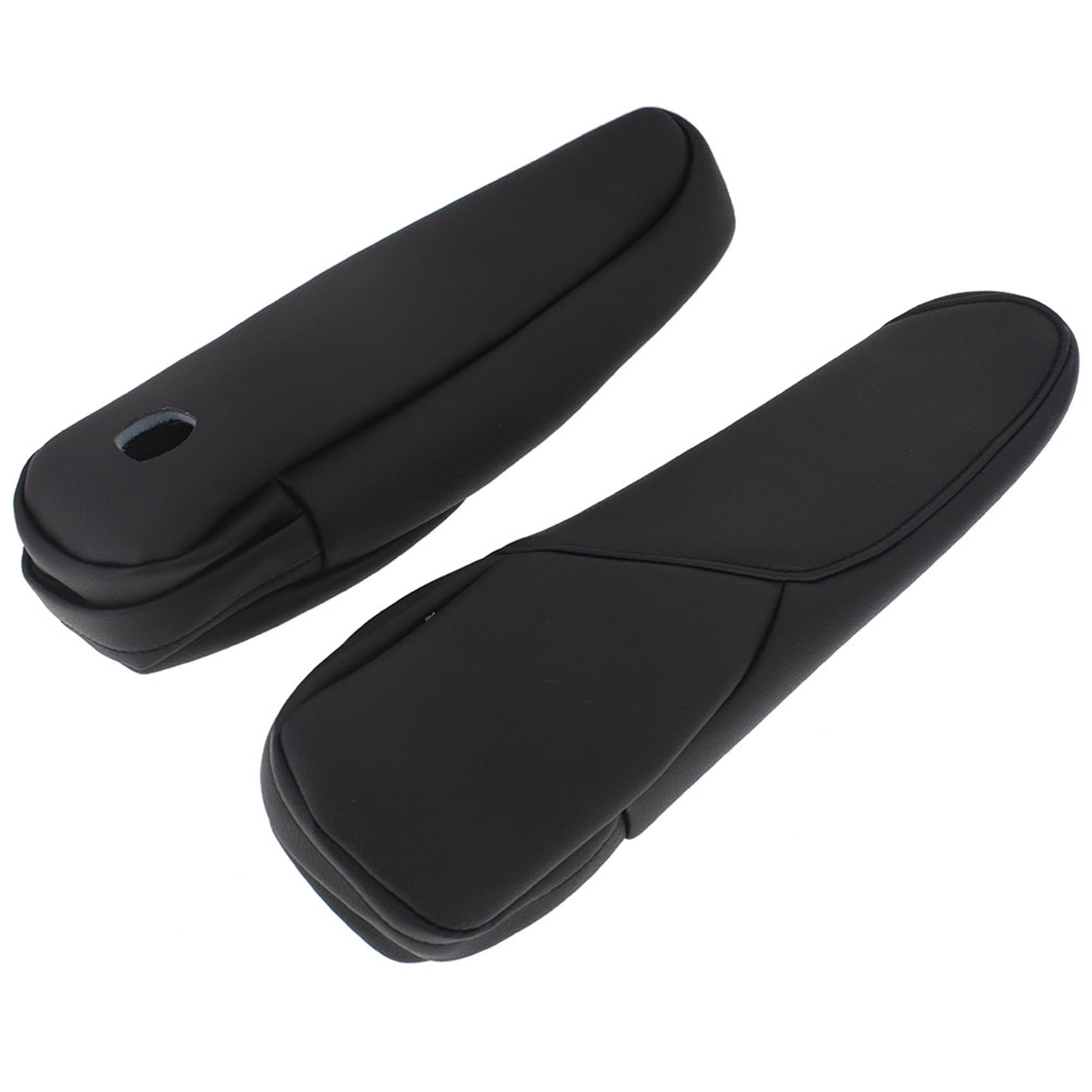 Black Leather Front Seat Armrest Replacement Cover For Honda CRV CR-V 2007-2009