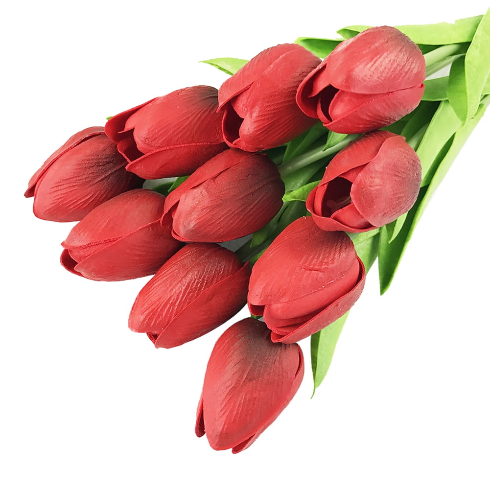 Yesbay 1 Bouquet Artificial Tulip Home Garden Wedding Flower