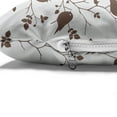 thumbnail image 4 of Birds Pet Bed, Tweeting Little Sparrows Perching on Spriggy Twigs Vintage Pattern, Chew Resistant Pad for Dogs and Cats Cushion with Removable Cover, 24" x 39", Seal Brown and Pale Grey, by Ambesonne, 4 of 4