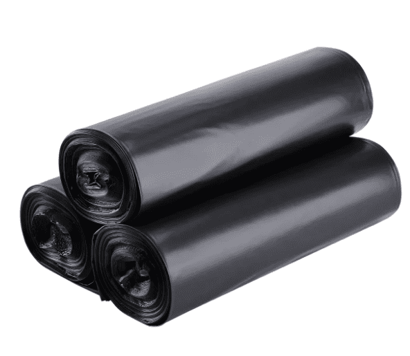 100 Count 55-60 Gallon Trash Bags, Sturdy & Tear-Resistant Commercial Can Liners 55 Gallon, Large Garbage Bags, Large Black Trash Bags for Commercial, Lawn and Leaf Bags