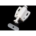 thumbnail image 3 of Cupboard Single Round Head Metal Plastic Magnetic Catch Latch White, 3 of 5