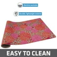 thumbnail image 3 of Drymate Pet Bowl Placemat, Dog & Cat Food Feeding Mat - Absorbent Fabric, Waterproof Backing, Slip-Resistant - Machine Washable/Durable (12” x 20”) (Rejuvenation Pink Flowers), 3 of 5