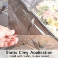 thumbnail image 3 of 3D Static Cling Window Film Non-Adhesive Window Covering Decorative Flower Privacy Film for Window 11.8" x 39.4", 3 of 11