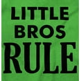 thumbnail image 2 of Little Brothers Rule Cute Younger Bro Youth T Shirt Tee Boys Infant Toddler Brisco Brands 2T, 2 of 5