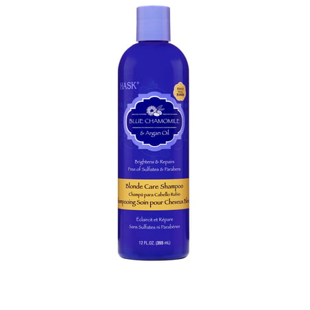 HASK Blue Chamomile & Argan Oil Blonde Care Shampoo,