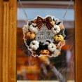 thumbnail image 4 of HengDidi Colorful Acrylic Disk Hanging Ornament Set with Pumpkin Skeleton Seasonal Porch Window Decor Wreath Accent Home Decoration, 4 of 5