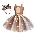 thumbnail image 2 of Puffy Dresses for Girls, Christmas Reindeer Costumes, 2 of 6