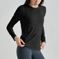 thumbnail image 5 of Ahdbta Long Sleeve Workout Shirts for Women Lightweight Gym Athletic Yoga Tops Criss Cross Open Back Running T-Shirt, 5 of 8