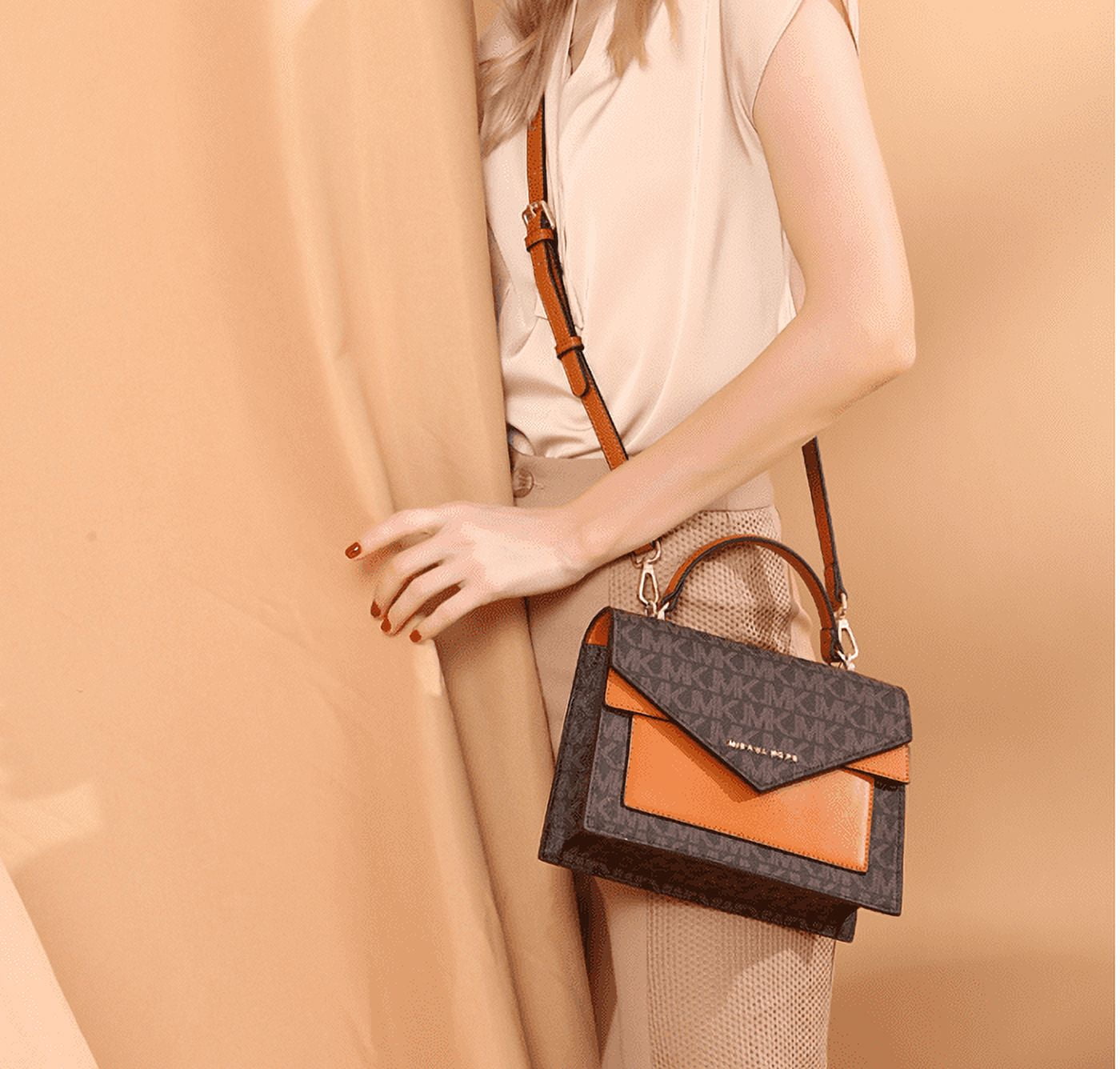 MKJ Small Crossbody Bag for Women,Messenger Leather Designer Ladies Purse Handbags Wallet Purse