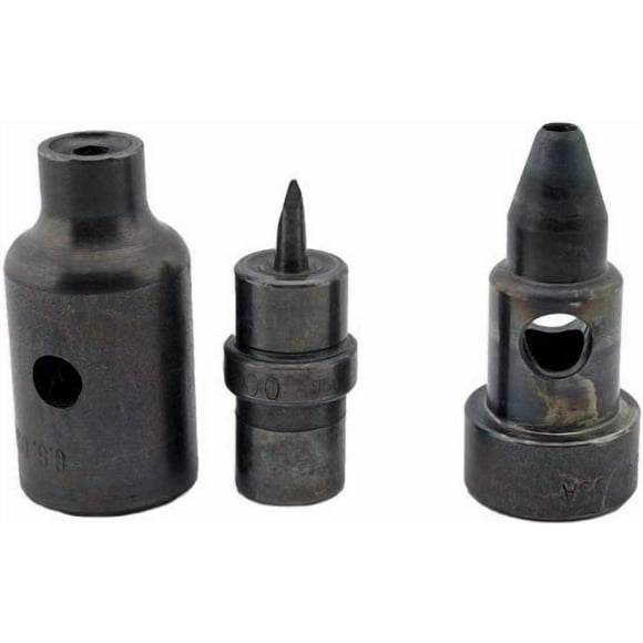 C.S. Osborne Grommet Die Set & Hole Cutter (Plain) WDIGRC, Size 00 to 15 (0(1/4"))