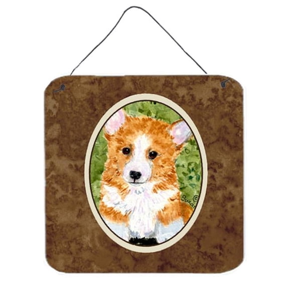 Corgi Aluminium Metal Wall Or Door Hanging Prints
