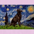 thumbnail image 3 of CafePress - Starry Chocolate Lab - Women's Nightshirt, 3 of 4