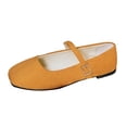 thumbnail image 4 of EliteGoogv Womens Ballet Flats Square Toe Slip On Casual Shoes For Women Comfortable Lightweight Flats Footwear Brown US:9.5, 4 of 9