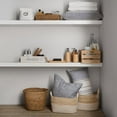 thumbnail image 4 of Bouclair Natural Fiber Storage Basket Medium, 4 of 7