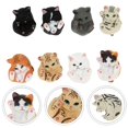 thumbnail image 3 of Llaveros de plástico XCF llaveros de gato macizo decoración estilo mixto, 3 of 3
