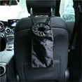 thumbnail image 2 of 1Pc Car Trash Can Bag Car Seat Backrest Trash Bag Trash Can Reusable, 2 of 4