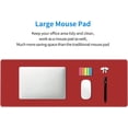 thumbnail image 6 of Red Mouse Pad Extended Large Gaming Mousepad XL Big Long Oversized Desk Mat Stitched Edges 31.5 X 11.8 Inch for Home Office, 6 of 6