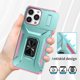 thumbnail image 3 of Funda para GANGXUN iPhone 13 Pro Max - Soporte metálico, Función magnética, Verde, 3 of 5